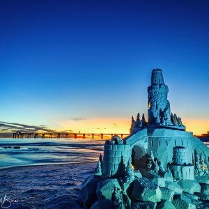 Sunset Sandcastle