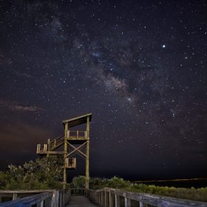 Big Lagoon Under the Stars