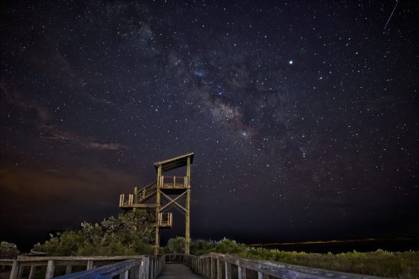 Big Lagoon Under the Stars